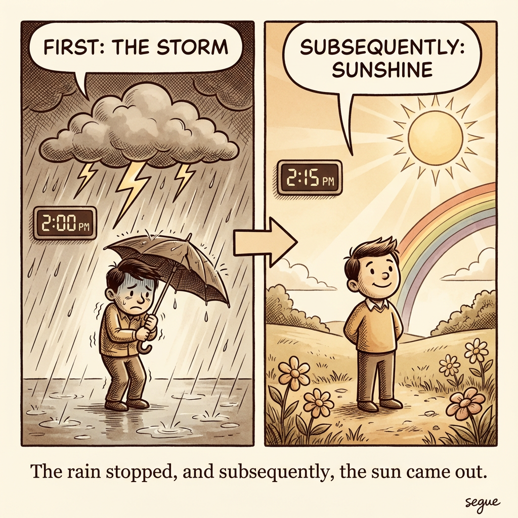 subsequently