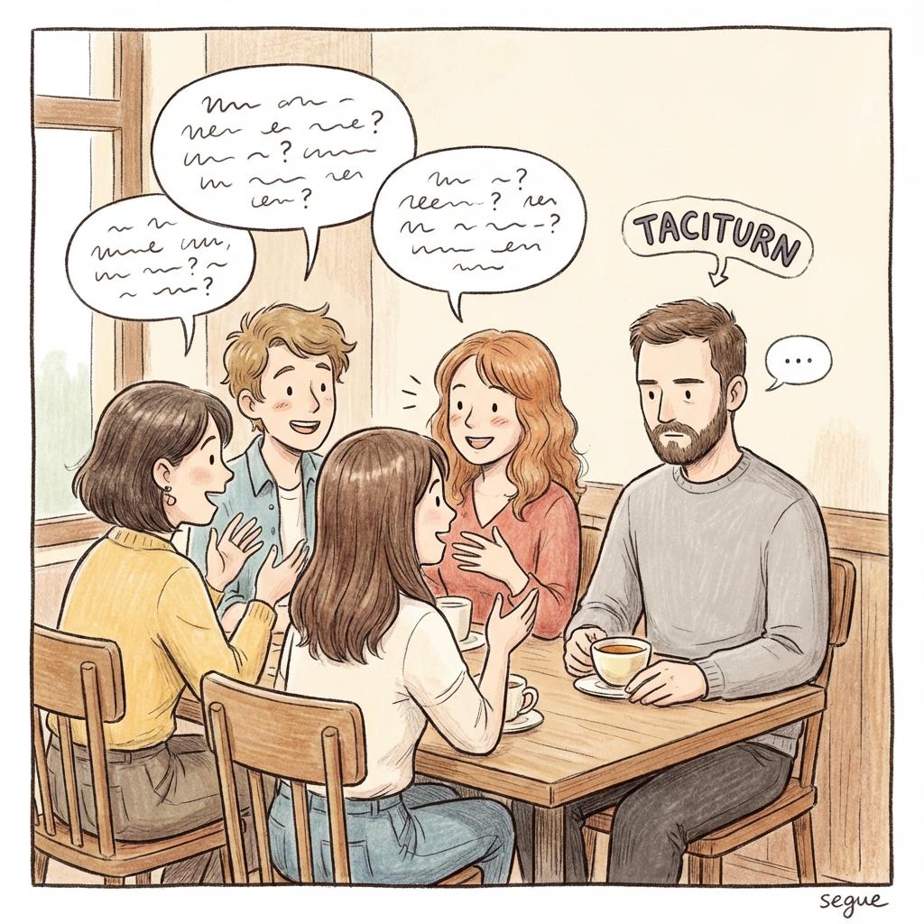 taciturn