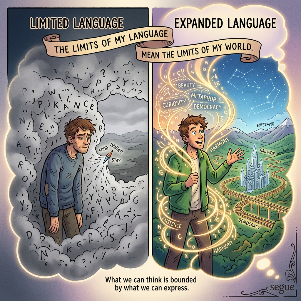 The limits of my language mean the limits of my world