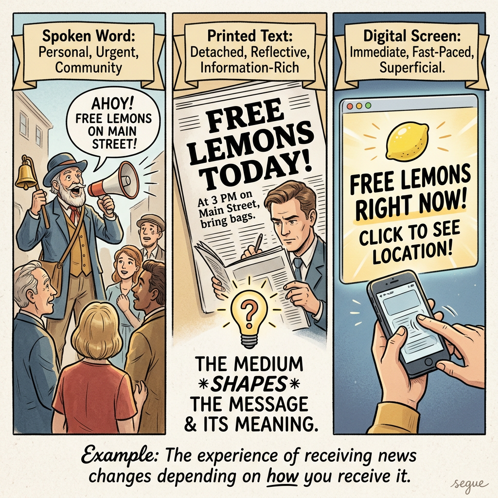 The medium is the message