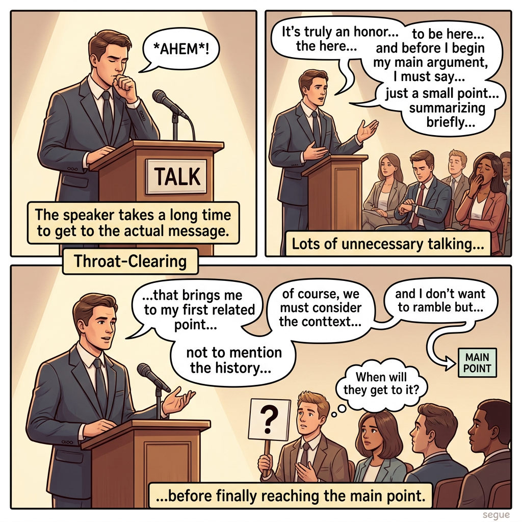 throat-clearing