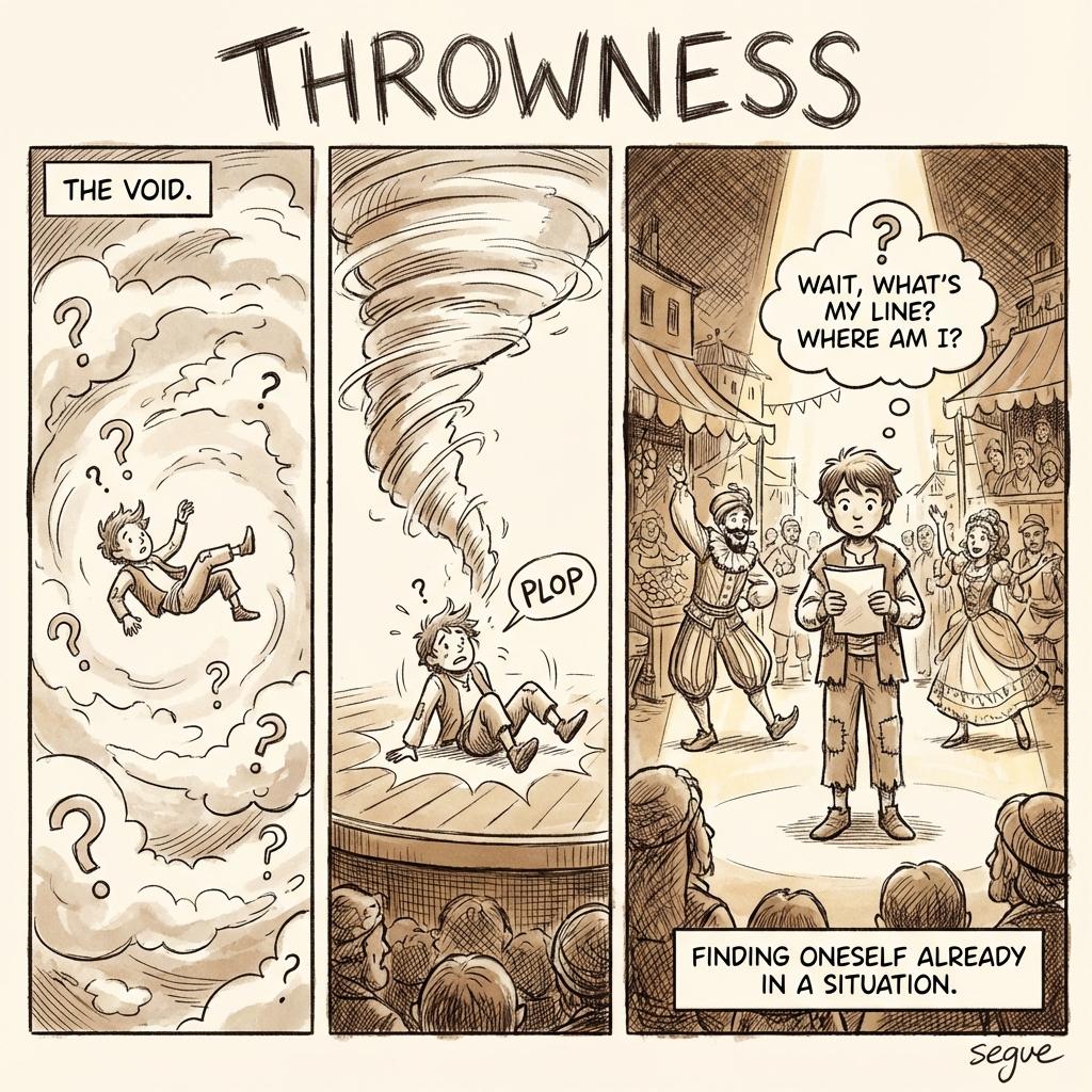 thrownness