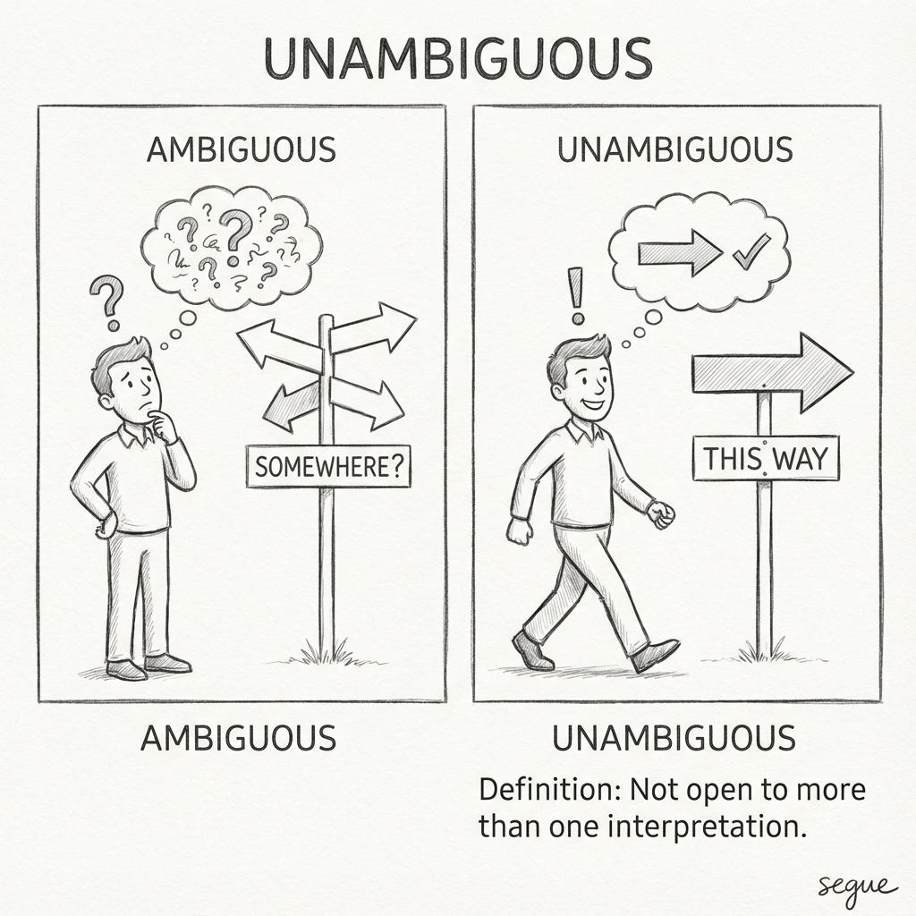 unambiguous