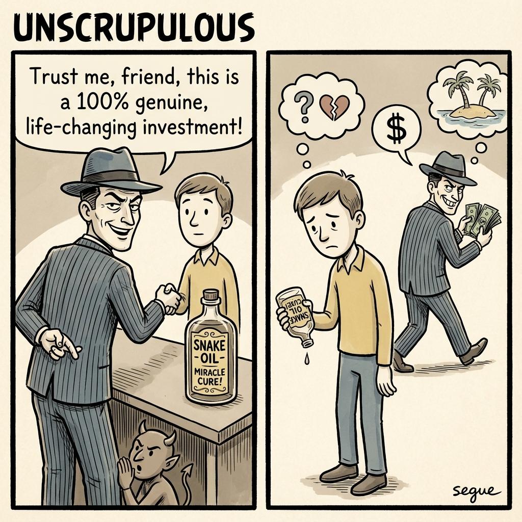 unscrupulous