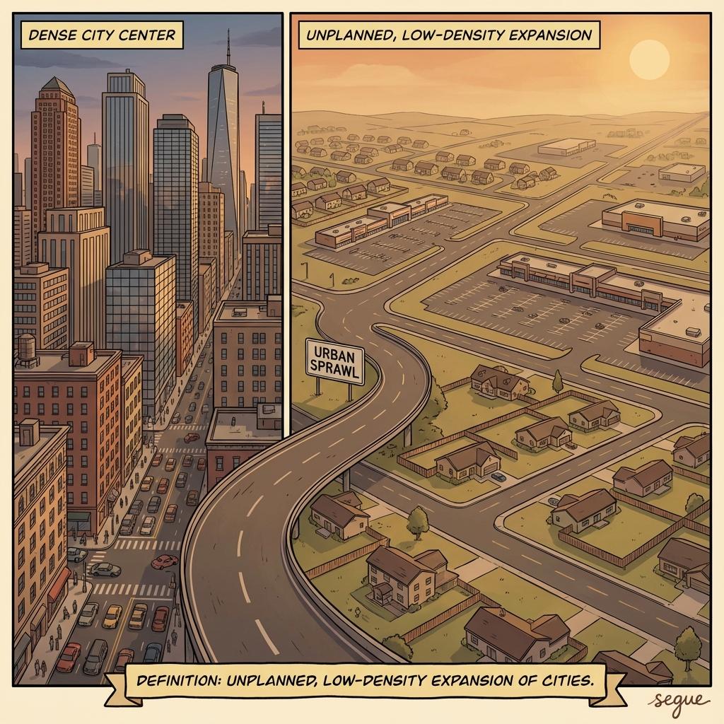 urban sprawl