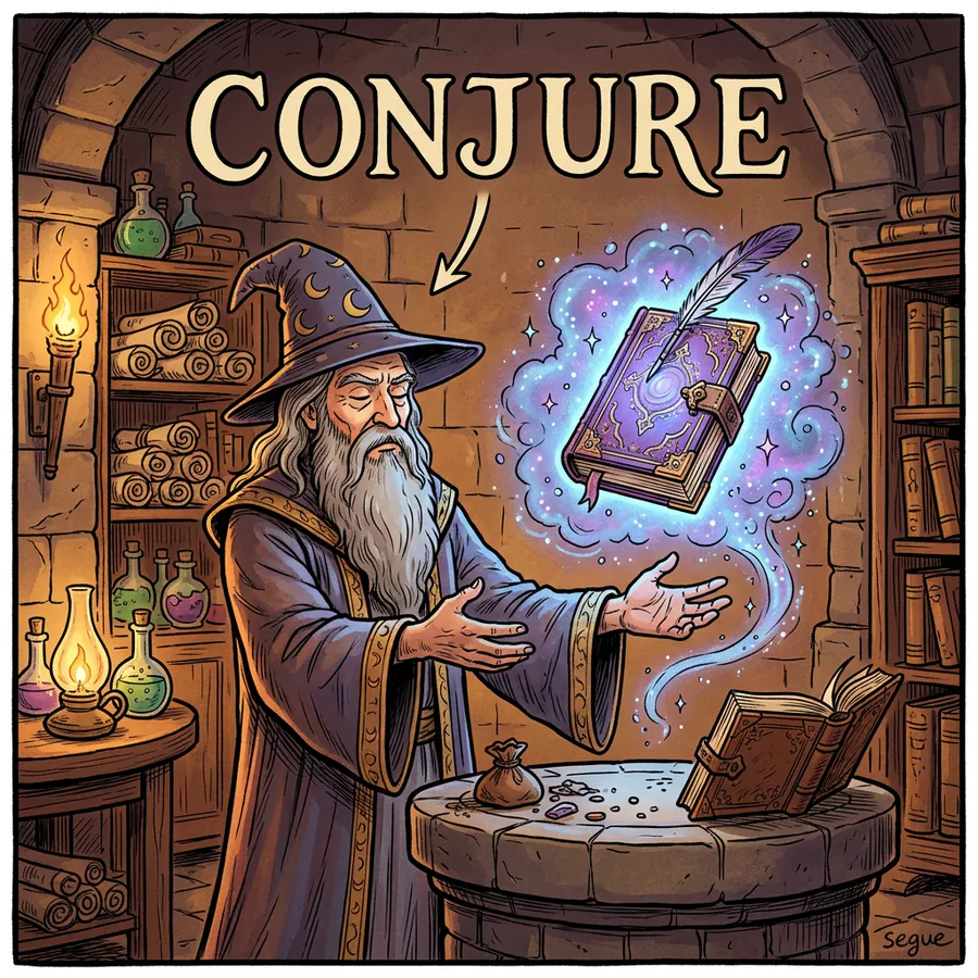 conjure - illustrated