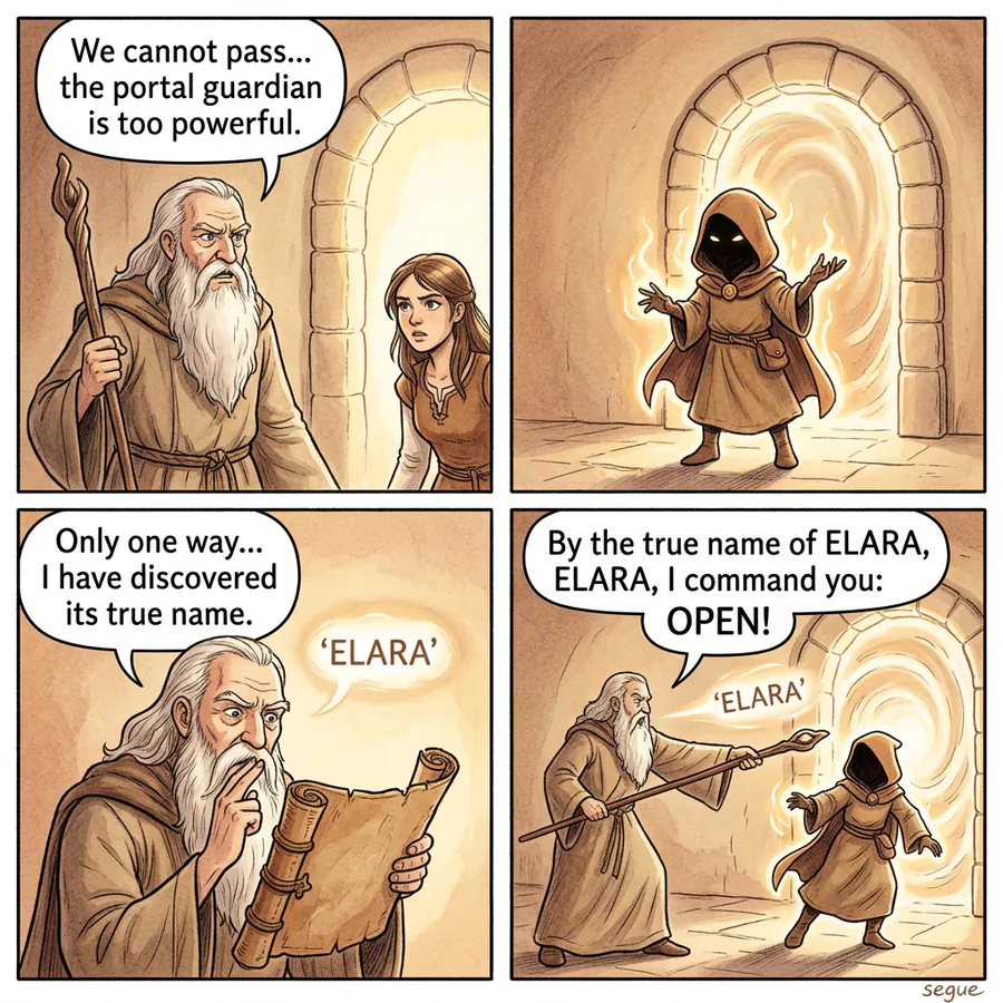 true name - illustrated